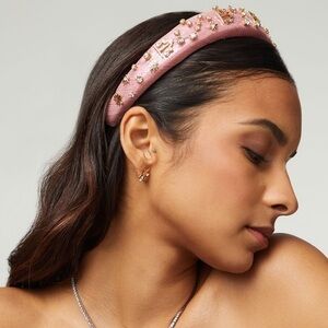 LELE SADOUGHI Zodiac Libra Alice Headband Golographic Pink Barbie Authentic